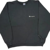 Champion Sweatshirt - XL Black Cotton Blend