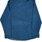 Wrangler Denim Shirt - Large Blue Cotton