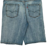 Levis Denim Shorts - 34W 10L Light Wash Denim