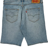 Levis Denim Shorts - 34W 10L Light Wash Cotton