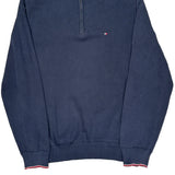 Tommy Hilfiger 1/4 Zip - XL Navy Cotton