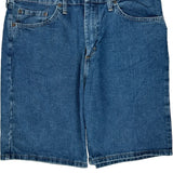 Wrangler Denim Shorts - 34W 9L Blue Cotton