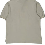 Tommy Hilfiger Polo Shirt - Medium Cream Cotton