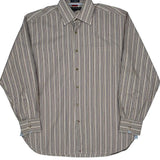 Tommy Hilfiger Striped Shirt - Large Multicoloured Cotton