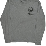 Sturgis Bike Week 2022 Harley Davidson Graphic Long Sleeve T-Shirt - Large Grey Cotton