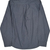 Levis Striped Shirt - Large Blue Cotton