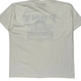 Sectional Tournament Fruit Of The Loom Single Stitch T-Shirt - XL White Cotton Blend