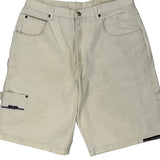 Unbranded Carpenter Shorts - 36W 12L Cream Cotton