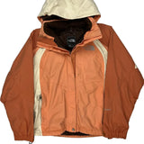 The North Face Waterproof Jacket - Small Cream Polyester