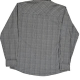 Avirex Checked Shirt - Large Black & White Cotton Blend