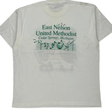 East Nelson United Methodist Fruit Of The Loom Single Stitch T-Shirt - XL White Cotton Blend