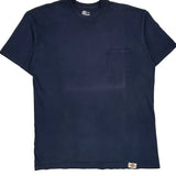 Dickies T-Shirt - Large Navy Cotton