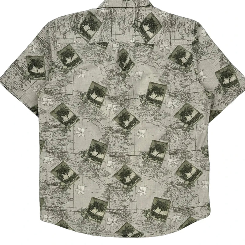 Basic Editions Hawaiian Shirt - Medium Multicoloured Cotton