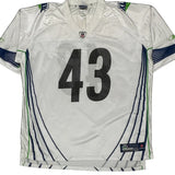 Seattle Seahawks Reebok Nfl Football Jersey - 2XL White Polyester