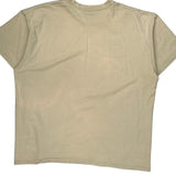 Nike T-Shirt - 2XL Beige Cotton