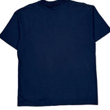 Fruit Of The Loom Single Stitch T-Shirt - Large Blue Cotton Blend