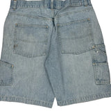 Steve And Barrys Carpenter Shorts - 35W 10L Light Wash Denim
