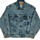 Levis Denim Jacket - Small Acid Wash Cotton