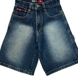 Southpole Cargo Denim Shorts - Mediumw 10L Dark Wash Denim