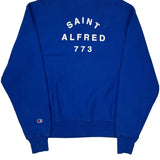 Reverse Weave Champion Graphic Sweatshirt - Medium Blue Cotton