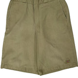 Dickies Chino Shorts - 32W 9L Khaki Cotton Blend