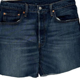 501 Levis Denim Shorts - 32W 8L Dark Wash Cotton