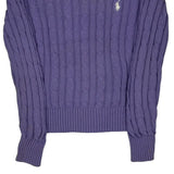 Age 7 Polo By Ralph Lauren Jumper - Small Purple Cotton