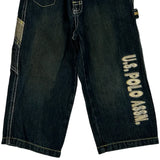 Age 3 U.S. Polo Assn. Cargo Jeans - XS Dark Wash Cotton