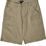 Chaps Ralph Lauren Cargo Shorts - 36W 9L Beige Cotton