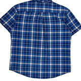Tommy Hilfiger Checked Short Sleeve Shirt - XL Blue Cotton