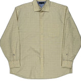Tommy Hilfiger Checked Shirt - XL Yellow Cotton