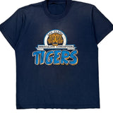 Eau Claire Immaculate Conception Tigers Unbranded Single Stitch T-Shirt - Large Navy Cotton