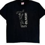 25Th Anniversary Hanes Single Stitch T-Shirt - Large Black Cotton Blend