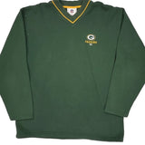 Denver Broncos NFL Sweatshirt - Large Green Polyester