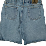 Wrangler Denim Shorts - 38W 9L Light Wash Cotton
