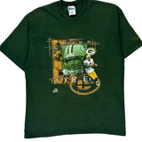 Made In USa Green Bay Packers Pro Player Nfl T-Shirt - Large Green Cotton