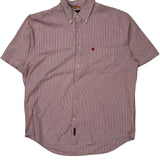 Timberland Checked Short Sleeve Shirt - XL White Cotton