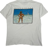 St. Maarten Anvil Graphic T-Shirt - XL White Cotton