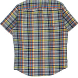 New York Fit Tommy Hilfiger Checked Short Sleeve Shirt - Large Multicoloured Cotton