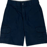 Dickies Cargo Shorts - 30″ Waist Navy Polyester Blend
