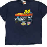 Vintage Jeff Gordon Winners Circle Nascar T-Shirt - XL Navy Cotton