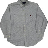 Ralph Lauren Checked Shirt - Large Black Cotton