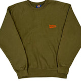 Vintage Dickies Sweatshirt - Large Green Cotton