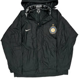 Inter Milan Nike Graphic Windbreaker - Medium Black Polyester