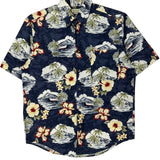 Crossings Floral Hawaiian Shirt - Small Multicoloured Cotton