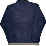 Lacoste Fleece Jacket - Small Grey Polyester