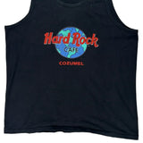 Cozumel Hard Rock Cafe Graphic Vest - XL Black Cotton