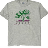 Canyonlands Half-Marathon Hanes Single Stitch T-Shirt - Large Grey Cotton