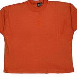 Blank Skylite Single Stitch T-Shirt - 2XL Orange Cotton
