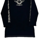 Kauai Harley-Davidson Harley Davidson Graphic Long Sleeve T-Shirt - Small Black Cotton
